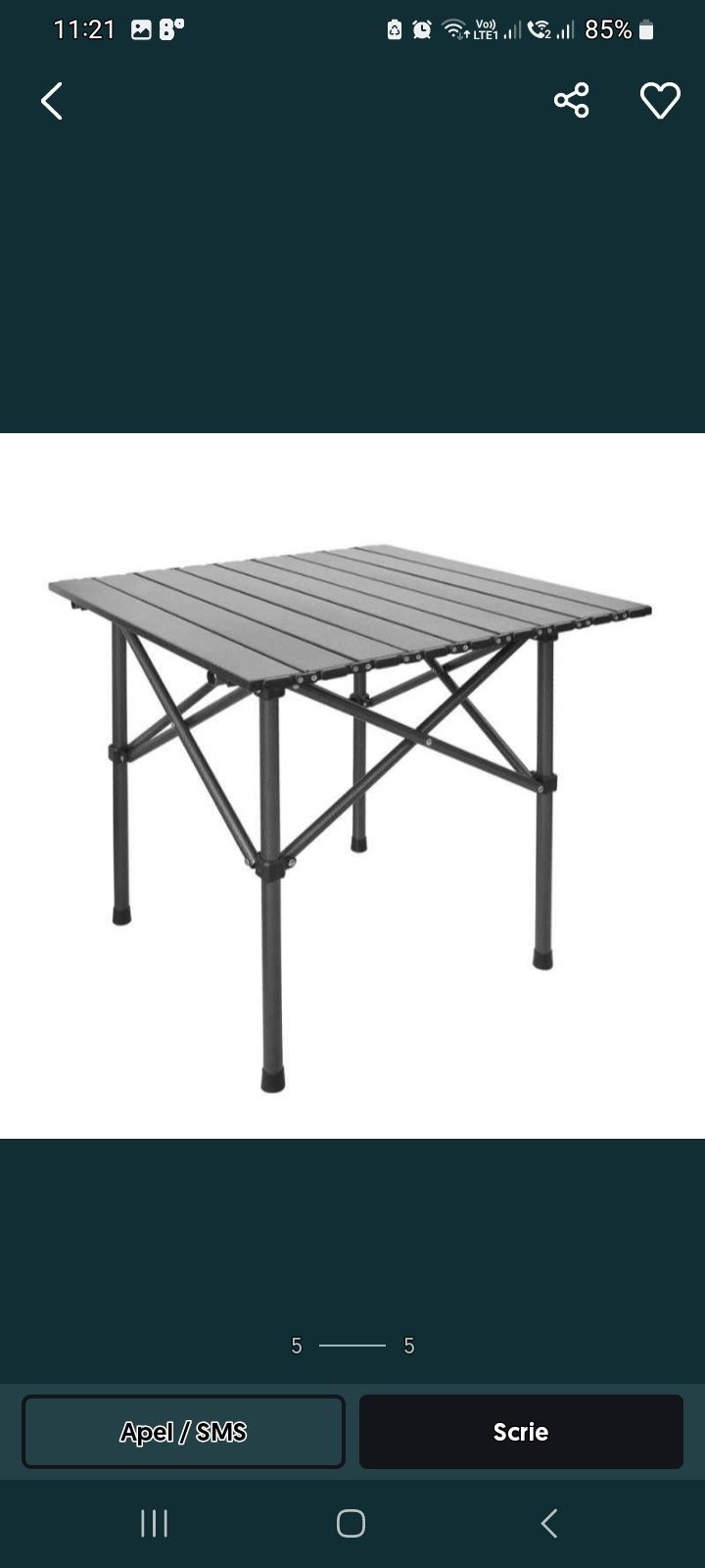 Masa dreptunghiulara masa pătrată metalică masa picnic gradina terasa