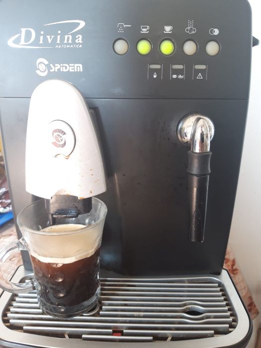 Espressor automat Spidem Divina, 1250W, 2l, 180g, 15 bar