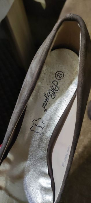 Ежедневни обувки на платформа, кафеви, номер 40