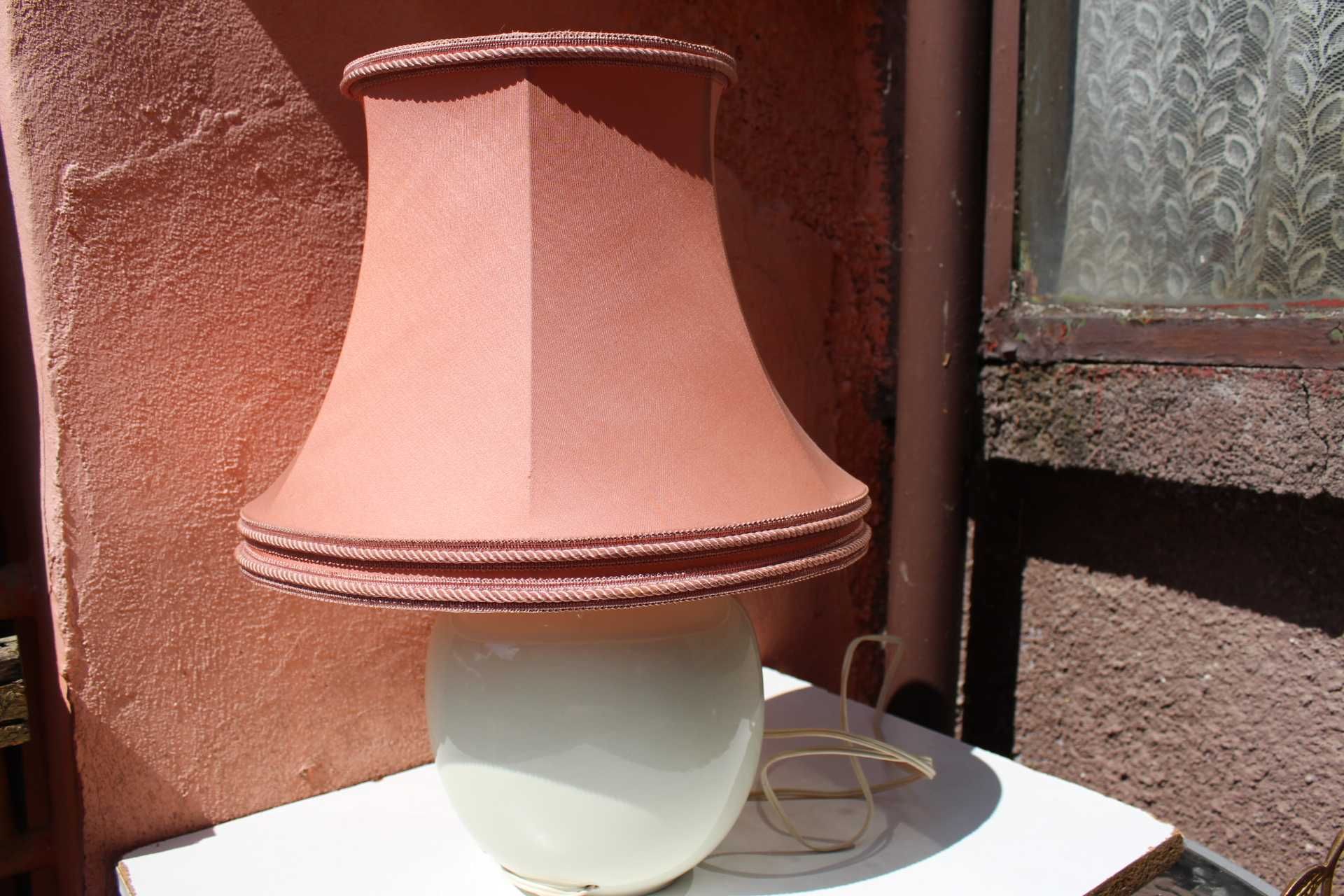 Piesa portelan colectie ROSENTHAL Phoenix,lampa abajur culoare coral