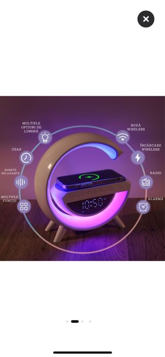 Incarcator Rapid Wireless 15W, 5 in 1 cu Bluetooth