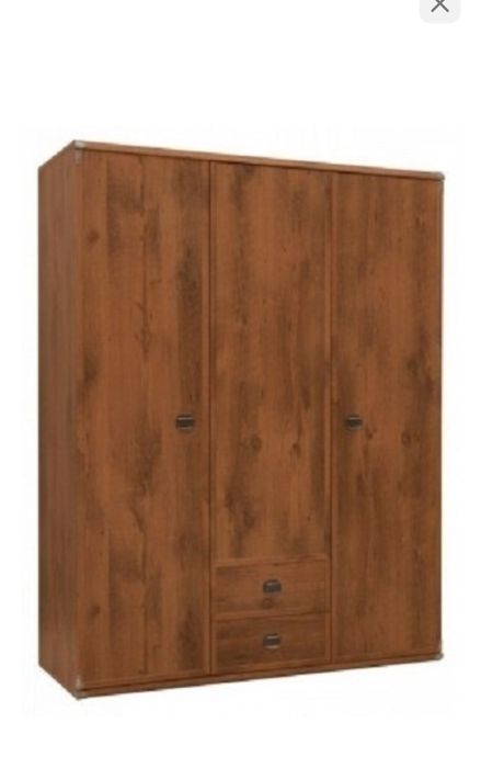 Распашной шкаф Гербор Индиана, 150x195.5х57 см, коричневый