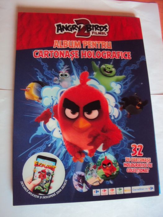 Vând album cartonase Angry Birds 2