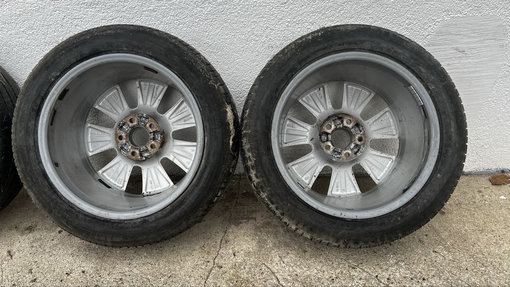 Jante aliaj 5x112 R17 Audi cu anvelope vara 225/50 R17