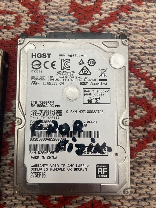 HardDisk-uri pentru laptop si PC