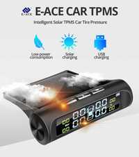 4 бр. TPMS датчици за налягане и температура на гумите + Дисплей