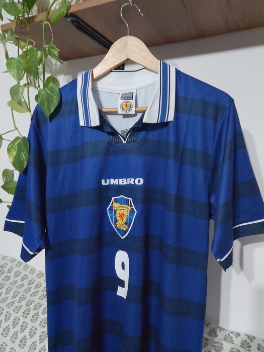 Tricou Fotbal Scotia 1998 Remake #9 McStay Marime M