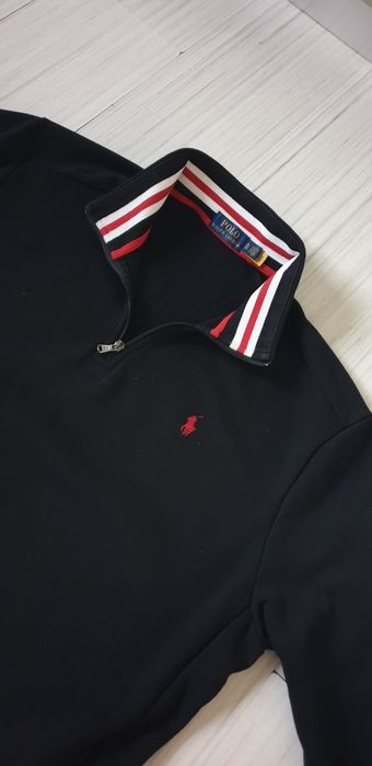 POLO Ralph Lauren Half Zip 3/4  Knit  / XL ОРИГИНАЛ! Мъжко Горнище