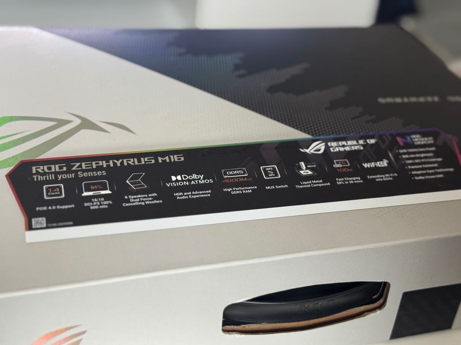 ROG Zephyrus M16 Като Нов