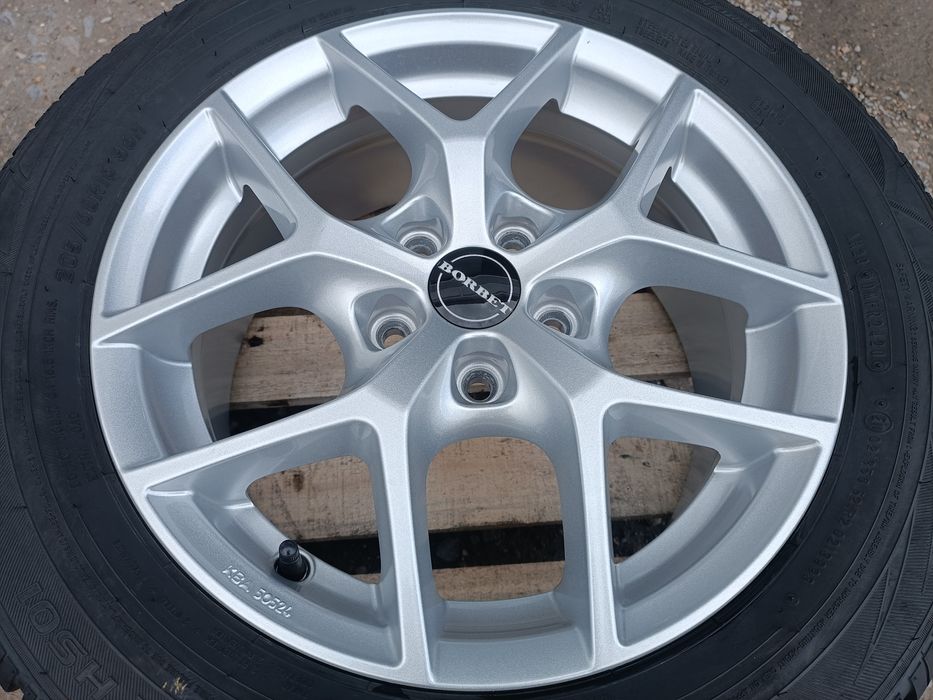 Лети джанти 16ки 5х108 Borbet + зимни гуми 205/60/16 Falken