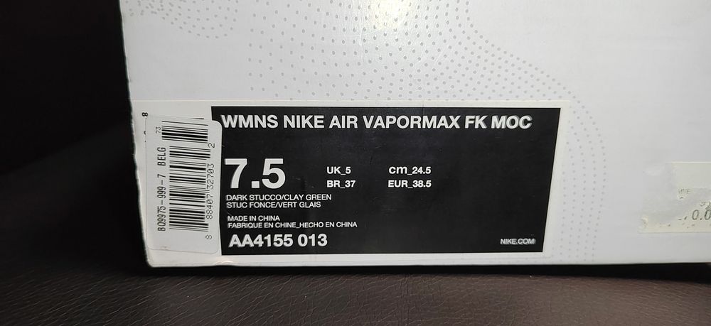 Nike Air Vapormax Flyknit MOC, номер 38,5
