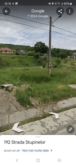 Teren Tomesti  intravilan 1000mp,gaz,apa,canal,asfalt,business