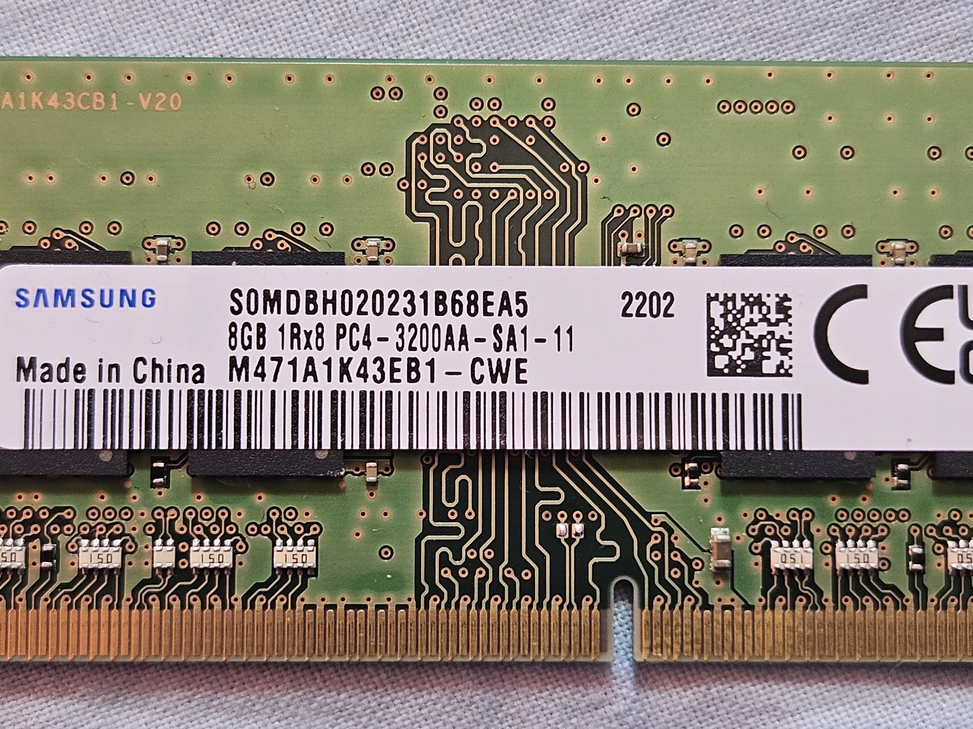 Samsung DDR4 8GB 3200