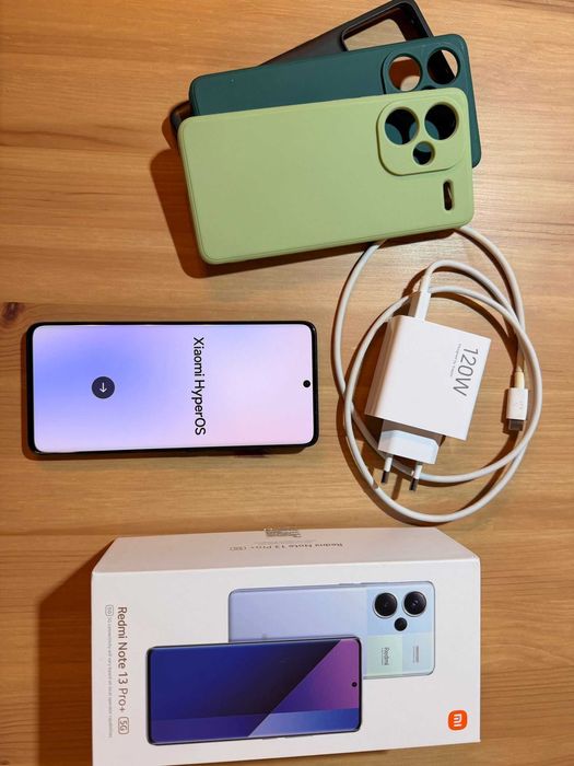 Xiaomi Redmi Note 13 Pro+ 512GB 12GB RAM 5G Black + 3 huse