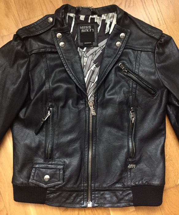 Geaca piele naturala