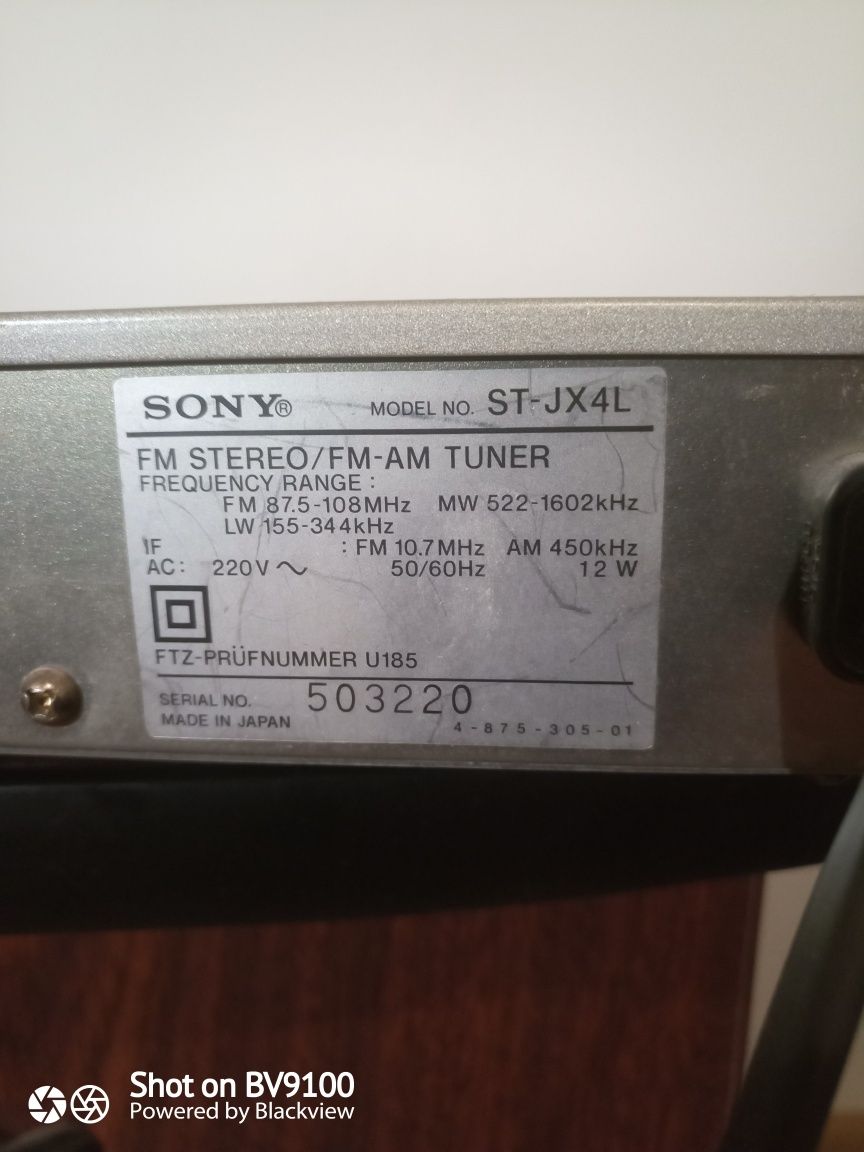 Tuner audio Sony ST-JX4L