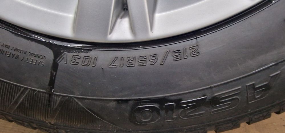 Jante Vw Tiguan 17" senzori - T-roc, Passat, Golf, Audi, Skoda, Seat