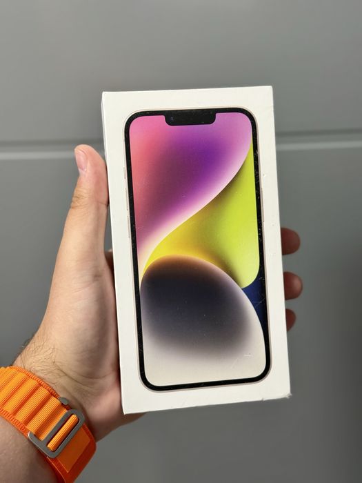 iPhone 14 / 128 GB / Liber de retea / Sigilat / Nou / Alb
