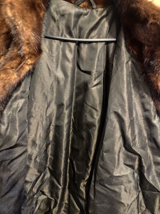 Haină damă, blană naturală de vizon