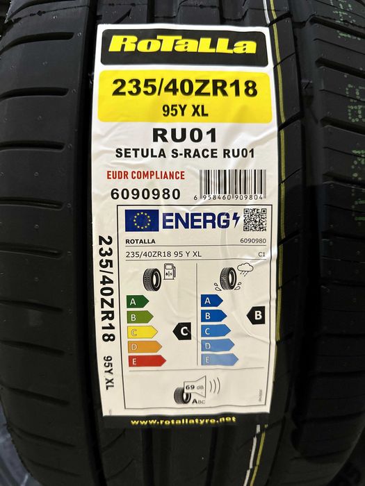 Нови летни гуми ROTALLA SETULA S-RACE RU01 235/40R18 95Y XL НОВ DOT