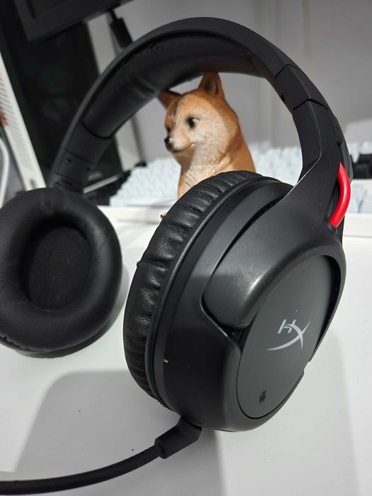 Casti gaming HyperX Cloud Flight, Wireless, PC PS4, Negru