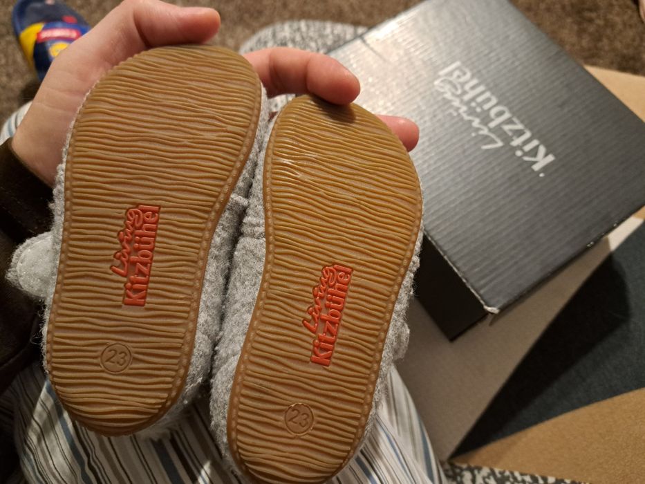 Papuci de lana pentru casa Living Kitzbuhel marimea 23