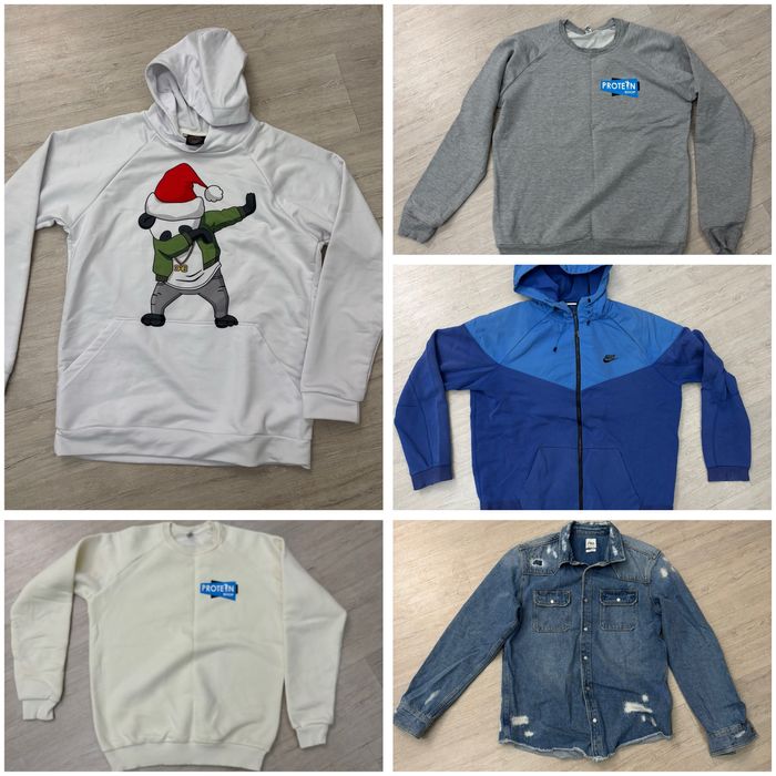 Коробка мужских брендовых вещей. Размер М L, 38-40.