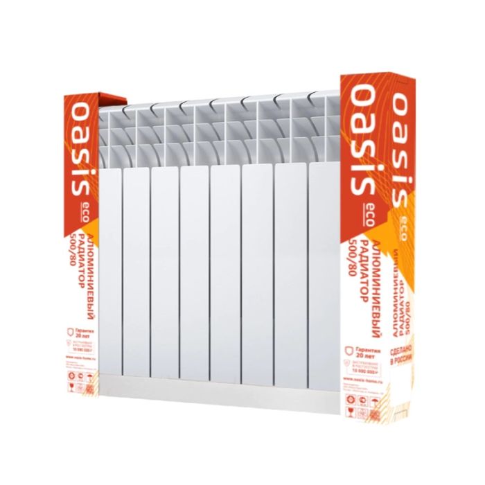 Oasis алюмин биметал радиаторла оптим нархлада, Россия маҳсулоти