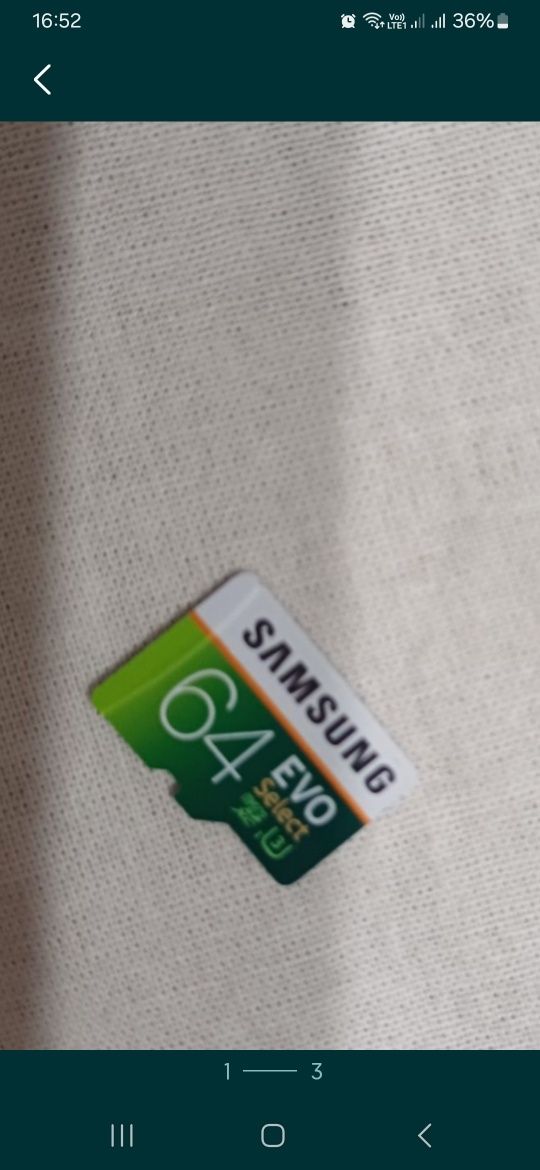 Card micro sd Samsung