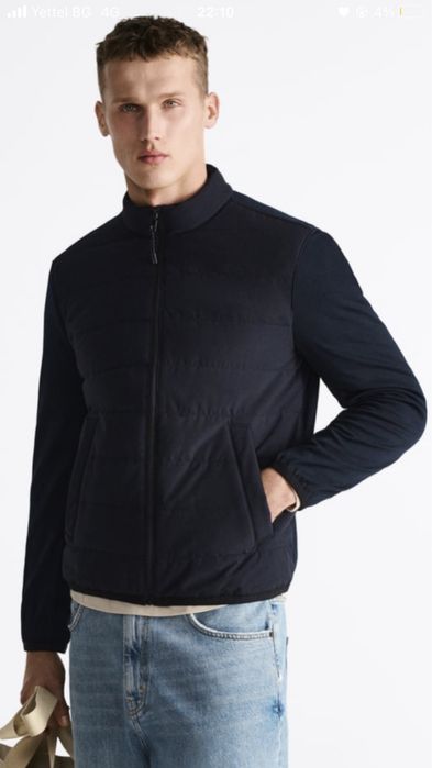 Мъжко капитонирано яке ZARA