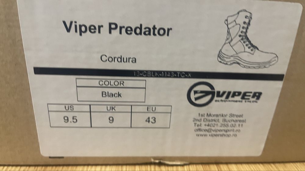 Bocanci viper negri noi