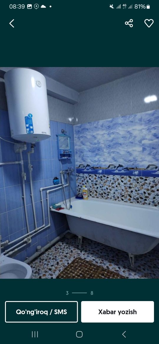 Maklerla va realtorla bezovta qilmang Sergelida 2 xonali uy