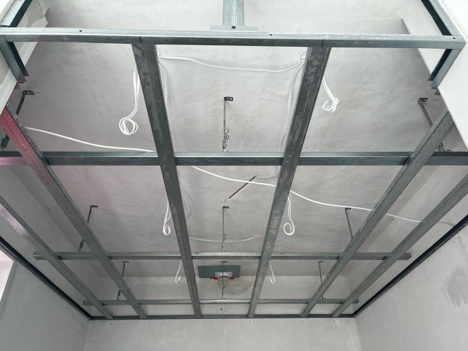 Шпакловка, Гипсокартон, Боядисване