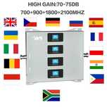 2G 3G 4G LTE GSM Amplificator Semnal 700~900~1800~2100  Bands 1/3/8/28