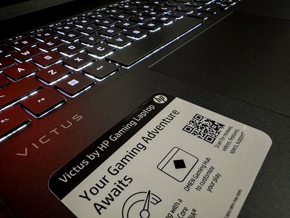 HP VICTUS GAMMING notebook RTX videokarta bilan