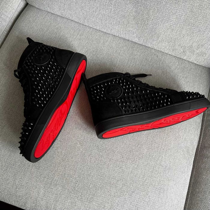 >LIVRARE GRATUITĂ< Adidasi~sneakers high top~ghete Christian Louboutin