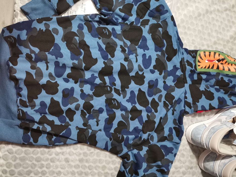 Vand Hoodie Bape Blue Camo