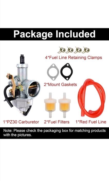Carburator Scuter/Atv 125-300 cc Pz30