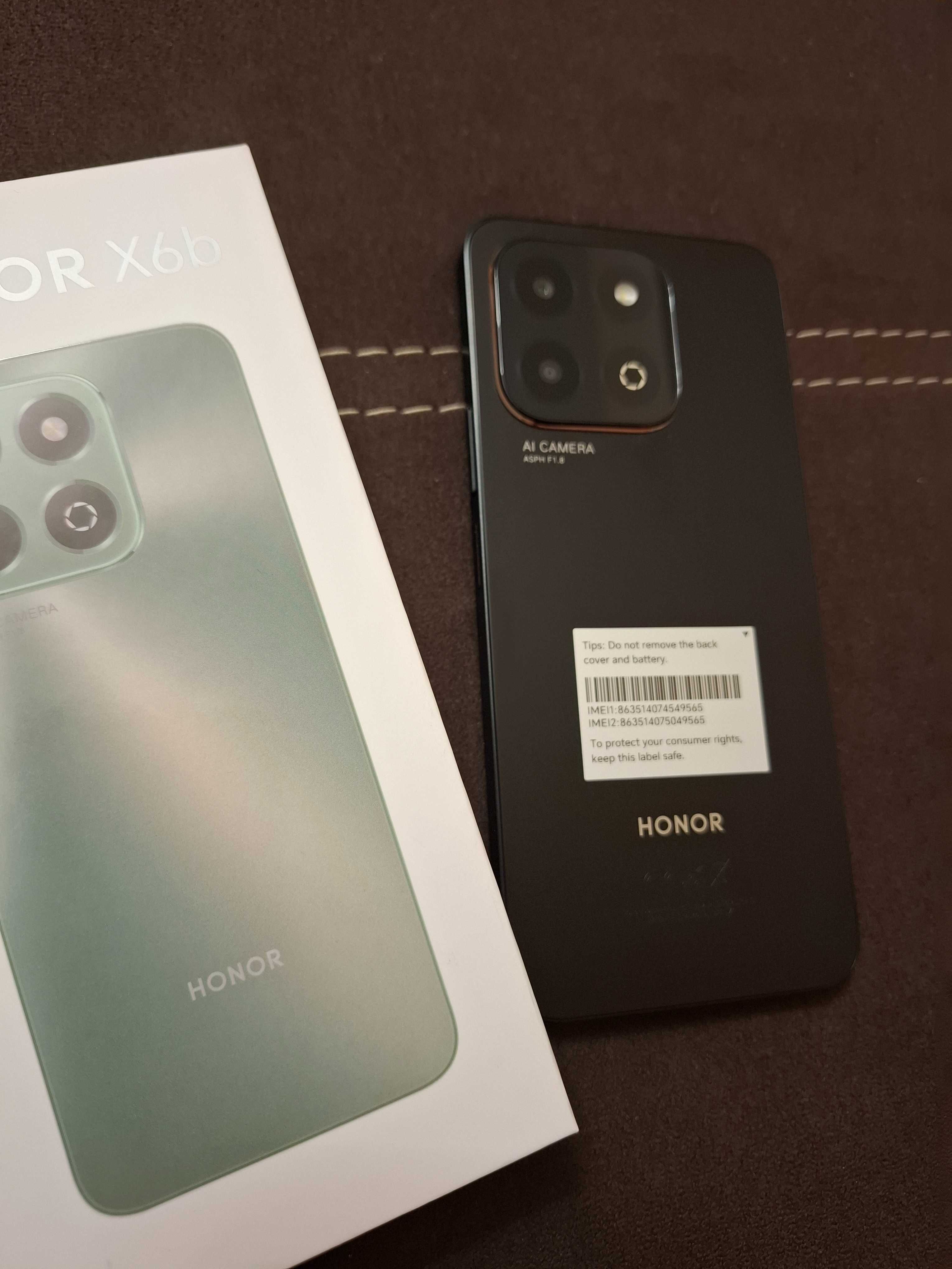 Смартфон GSM HONOR X6B BLACK 6.56 ", 128 GB, RAM 4 GB, 50+2 MP