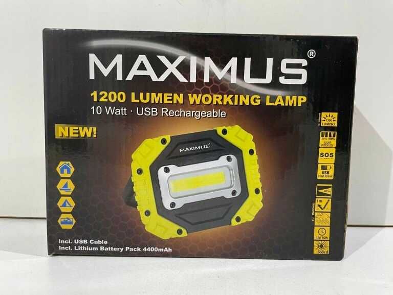 Акумулаторни Работни лампи Maximus (Duracell) 5W, 10W, 20W, Германия