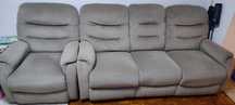 Set canapea plus doua fotolii Kring cu recliner