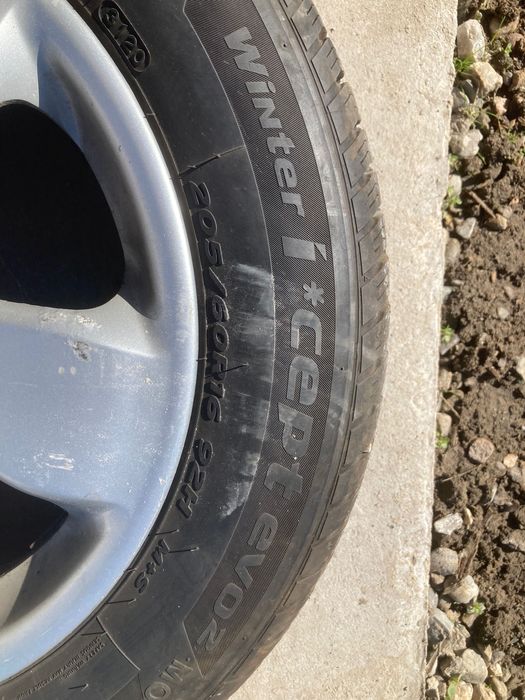 4 зимни гуми Ханкок 2ра употреба 16/205/60