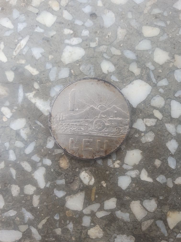 1 moneda  leu 1966