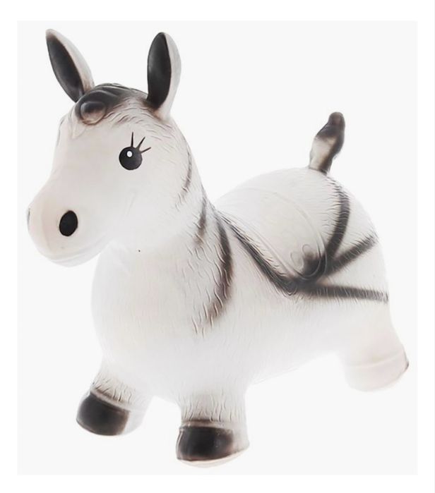 Резиновый Детский Надувной Ослик-попрыгун.