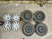 Зимни гуми с оригинални джатни и тасове 15” от Volkswagen Caddy