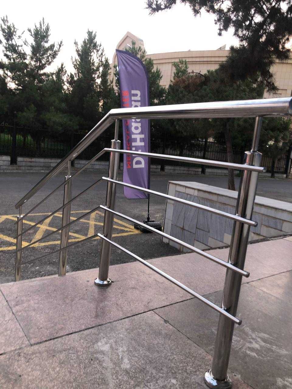 Перила нержавейка Perila nerjaveyka