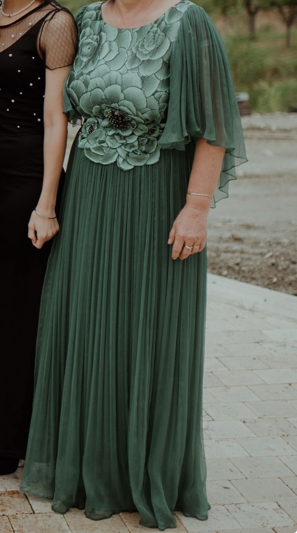 Rochie designer unicat Atelier 34, mar. XL (pt. nuntă, soacra, nașa)