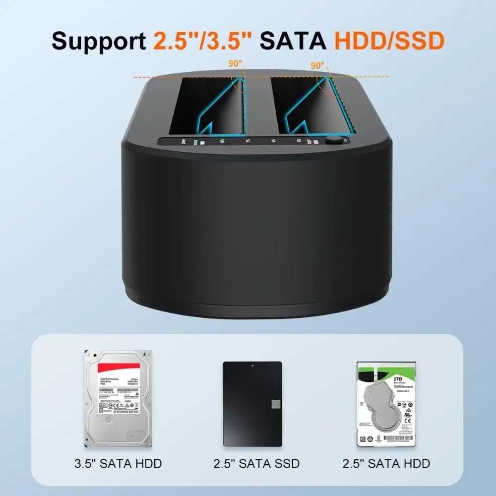 "MAIWO" USB3.0 Dual Bay HDD клон док-станция жесткого диска