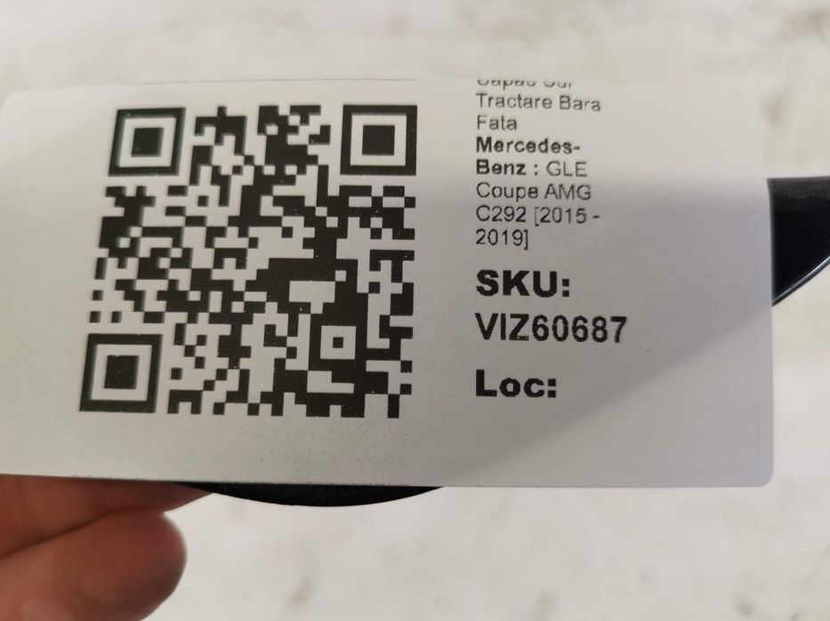Capac Cui Tractare Bara Fata Mercedes-Benz  GLE Coupe AMG C292 [2015 -