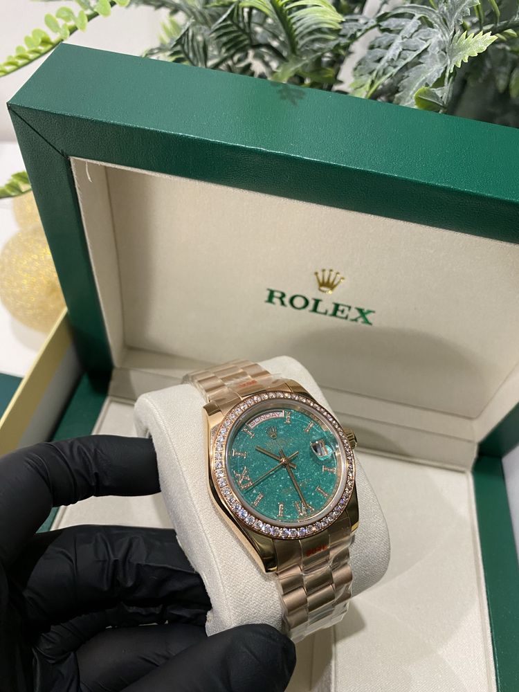 Rolex Day-Date President Rose Gold “Aventurine” 36MM